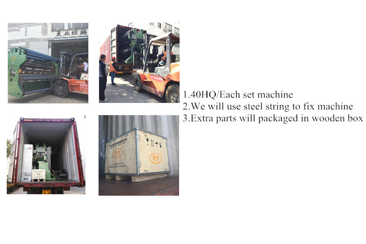 Sun Shade Net Making Machine , Shade Net Knitting Machine Single Needle Bar