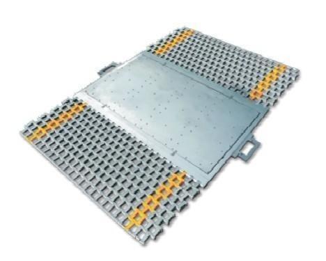 Quality Low Profile Portable Truck Axle Scales , Vehicle Weighing Pads 0.5% Accuracy for sale