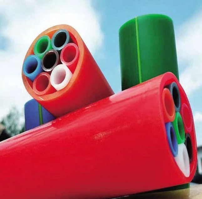 6 Micro Tubes 7 Micro Tubes COD Corrugated Optic Duct For Highway Threading Pipe Machine