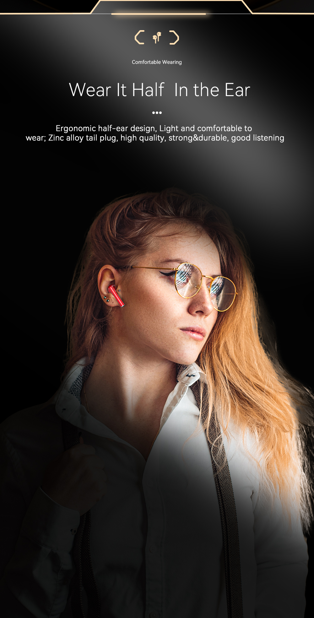 ESSAGER HE-006 Series TWS Wireless Earbuds BT5.3 For Android