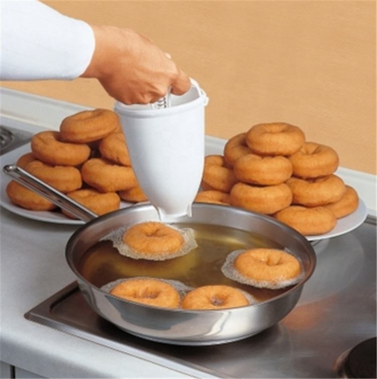 Donut Mould Easy Fast Portable Donut Maker Manual Waffle Dispenser Doughnut Machine