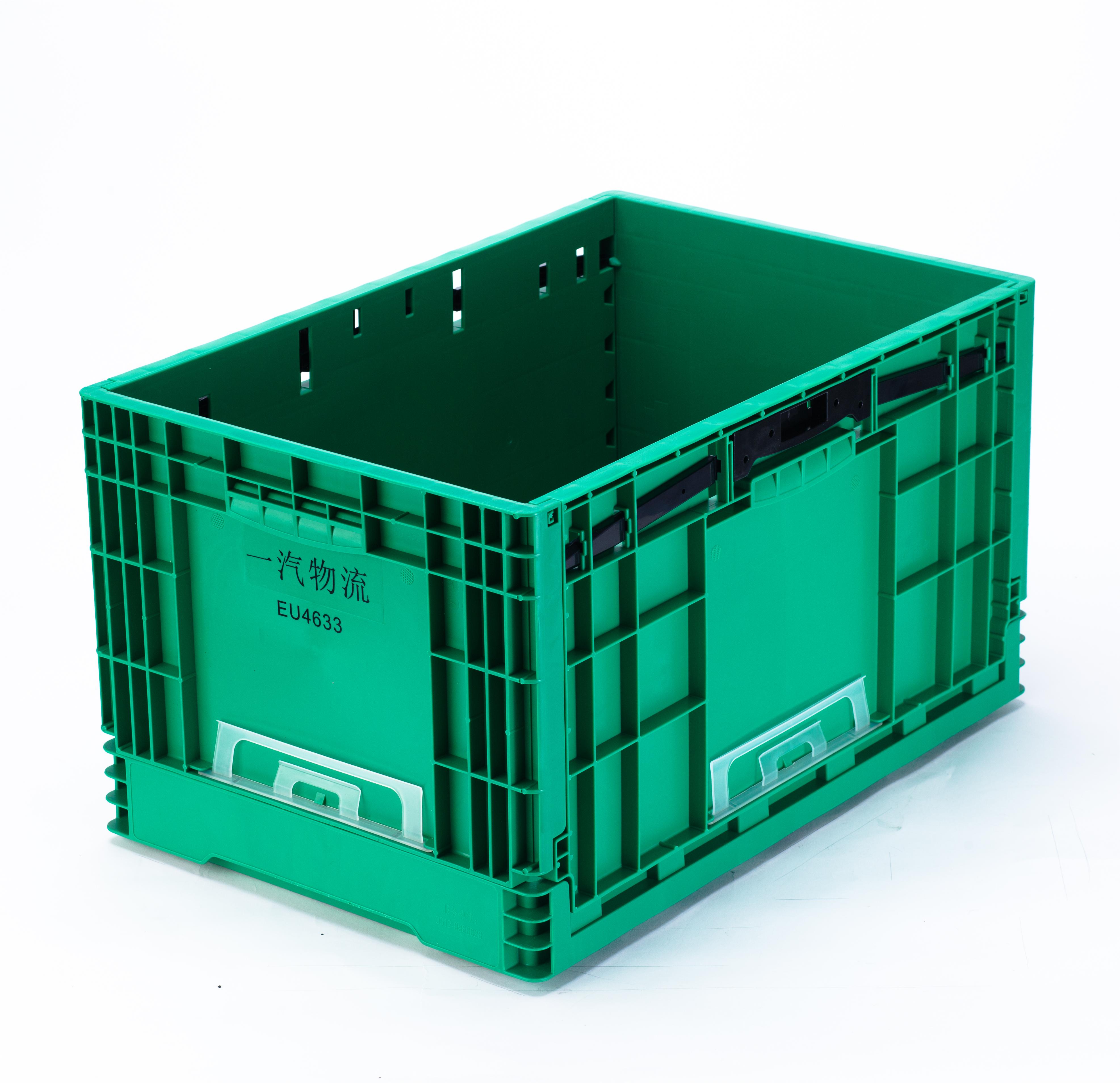PP Eco-Friendly Foldable Moving Container Stackable Turnover Plastic EU Folding Crate