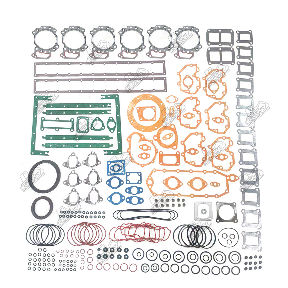 6D125 S6D125 Full Gasket Set With Cylinder Head Gasket For Komatsu Engine Parts
