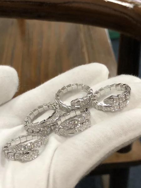 brand jewelry simple gold ring with diamond diamonds ring 18kt gold with white