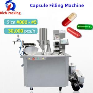 China 30000 Pcs/H Capsule Filler Filling Machine Semi Automatic Lab on sale