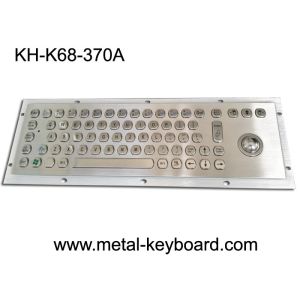 USB Self - Service Terminal Metal Computer Keyboard with Trackball