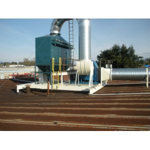  Statinary Dust Collector with Multiple cartridge filters Filtration System, the filtering cleaning dust system Manufactures