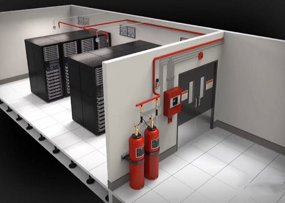 12 Bar Automatic 70L Fire Detection Suppression Systems