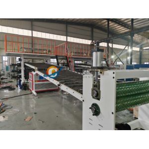 One Feed PVC Marble Sheet Extruder Line Making Machine for Loading Port in