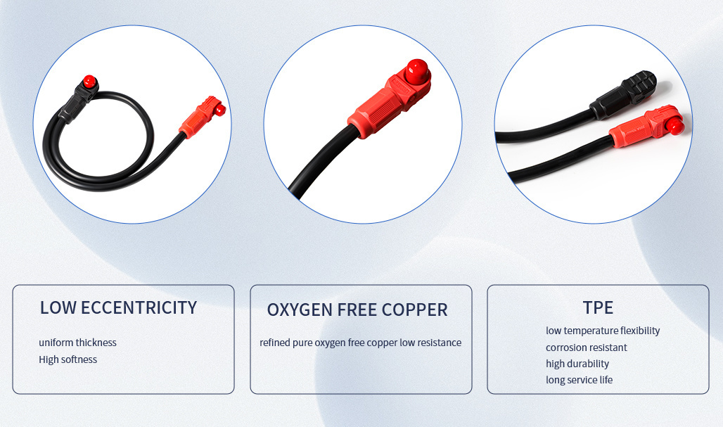 High Voltage Power Cable Battery Cable AC1000V DC1500V High Voltage EV50 Square New Energy Electric High Voltage Cable
