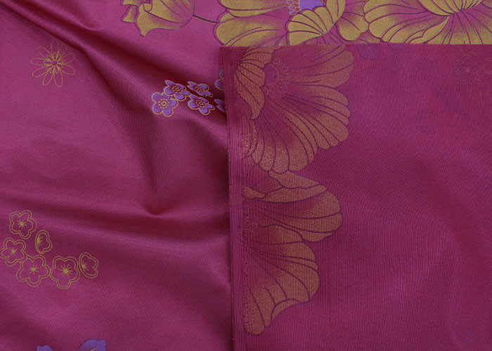 Skin Friendly Mattress Quilting Fabric Printed Bronzing Powder 110gram