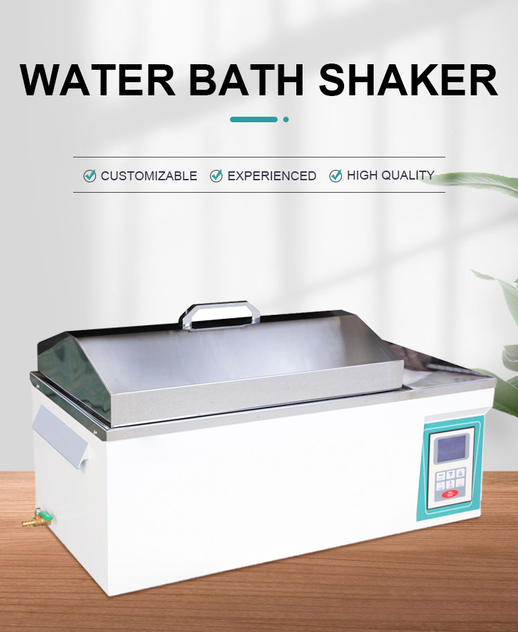 High Accuracy Water Baths Shaker 31L with Two Temperature Sections and PID Control