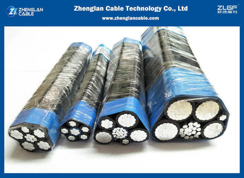 Aerial Transmission Al 35KV 3x185mm2 Overhead Insulated Cable Power Transmission Line
