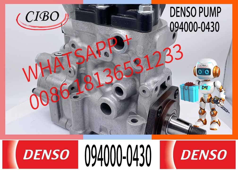 High Quality Common Rail Injection Pump 094000-0430 Fuel Injection Pump 094000-0430 for HINO P11C
