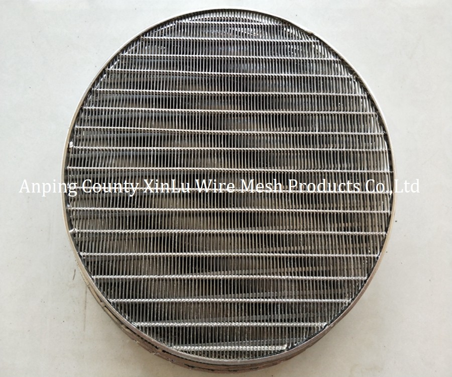 Water Filtration 304 Stainless Steel Filter Plate Screen Mesh 0.1mm Open Area