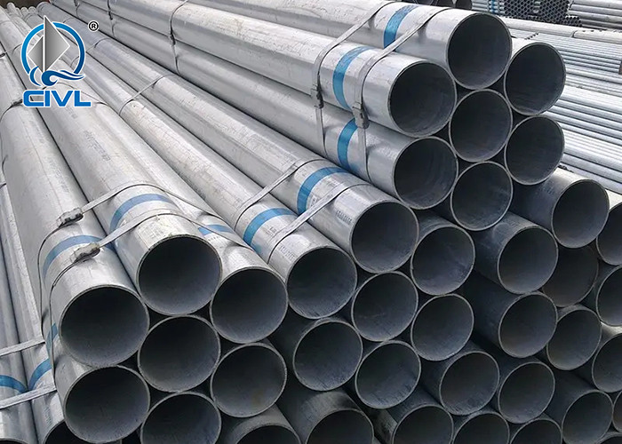 DN15 6m Galvanized Round Tube Fire Hose Galvanized Steel Pipe