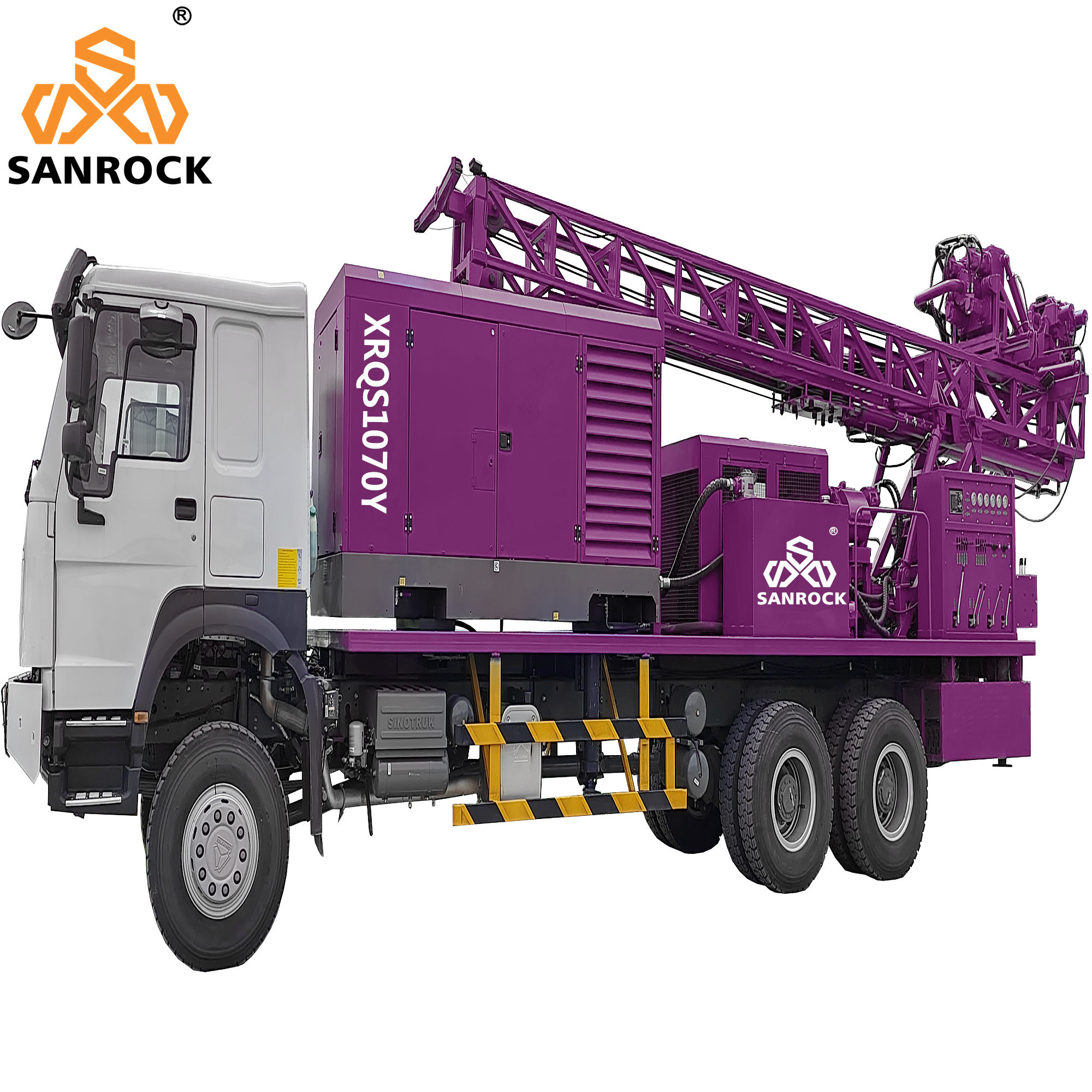 Truck Mounted Water Well Drilling Rig Rotary Borehole Water Drilling Machine