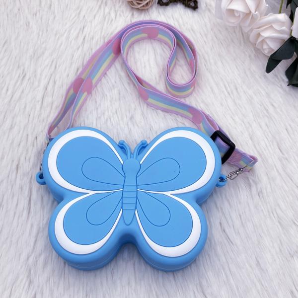 Cute Butterfly Crossbody Bag Toddler Cross Body Purse Wallet Shoulder Bags