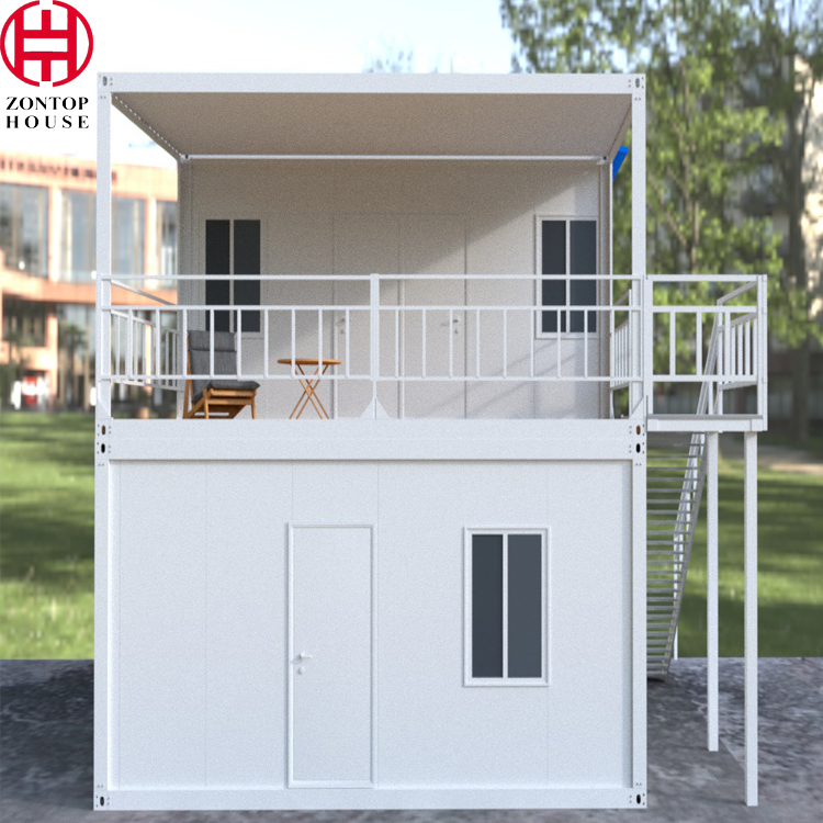 Zontop Modern Hurricane Proof Quick Concrete Cheap Low Cost Light Steel Bolt Container Office Prefab House Home