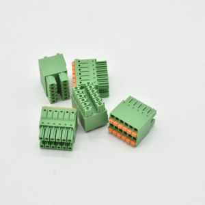 Screwless 3.5mm pitch pluggable spring clamp terminal block HEADER