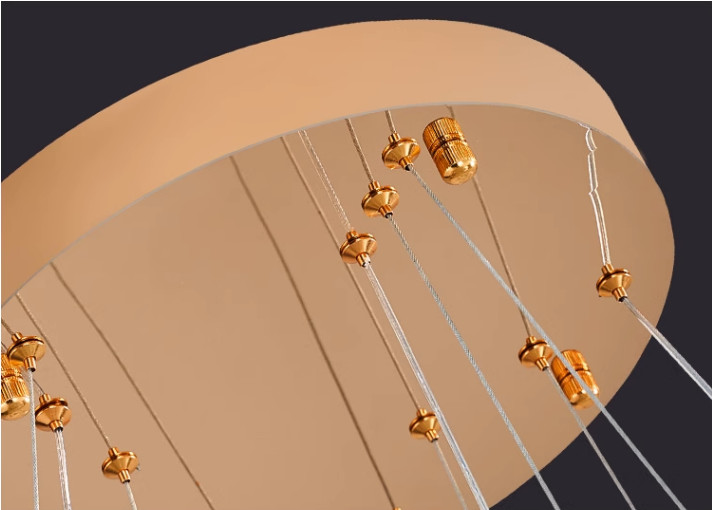 Highly Transparent Acrylic Lampshade Pendant Lamp 63W / 80W / 120W / 145W