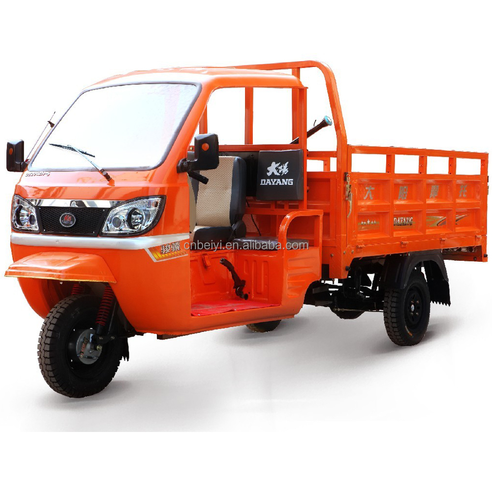 Adult Cargo Tricycle with CE Motorized 201 250cc Closed 2000mm*1300mm 4.50-12 1200kg 800W CN CHO