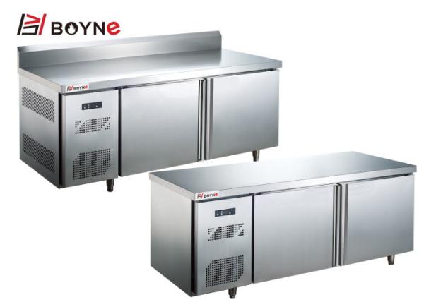 Stainless Steel material Restaurant One Door Counter Fridge Prep Table Freezer