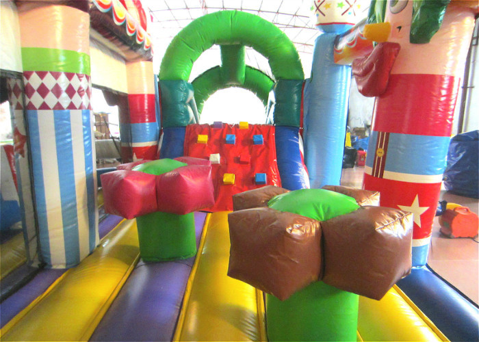 Inflatable circus clown fun city new design inflatable clown multiplay fun park on sale