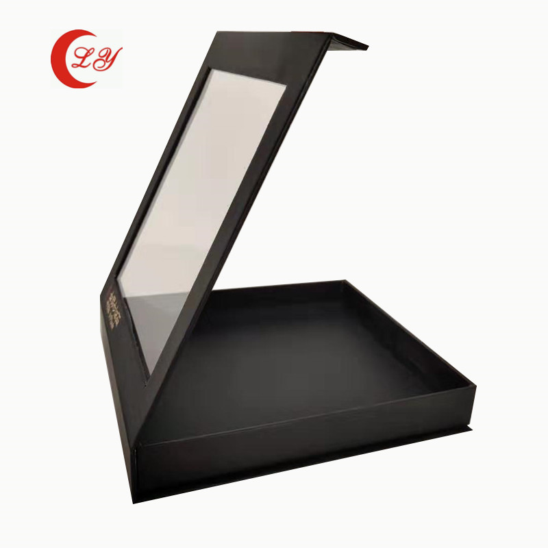 Custom Transparent Gift Paper Packaging Box Cardboard Box With Magnetic Lid