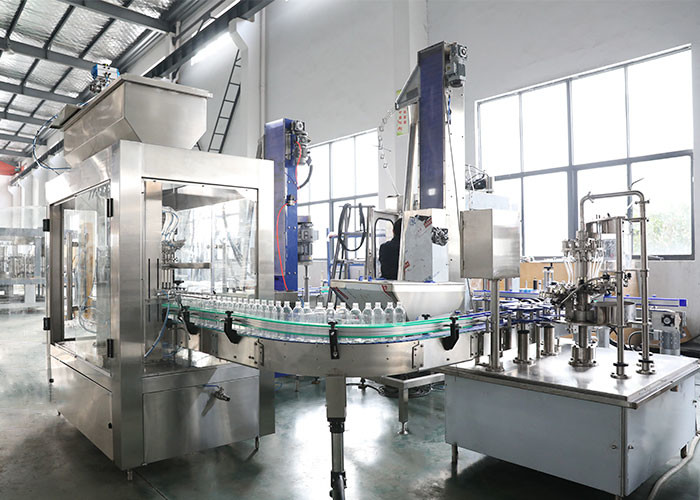 PLC Programmable Linear 3 In 1 Water Filling Machines