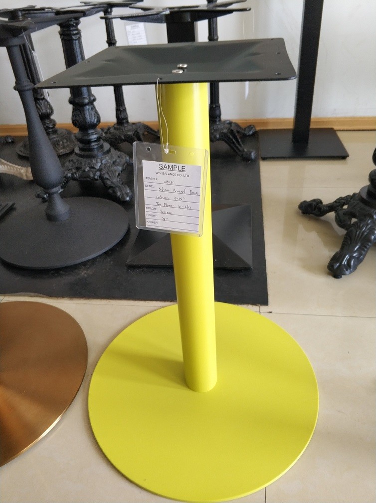 Height 720mm Restaurant Table base Square Base Stainless Steel Commercial Furniture