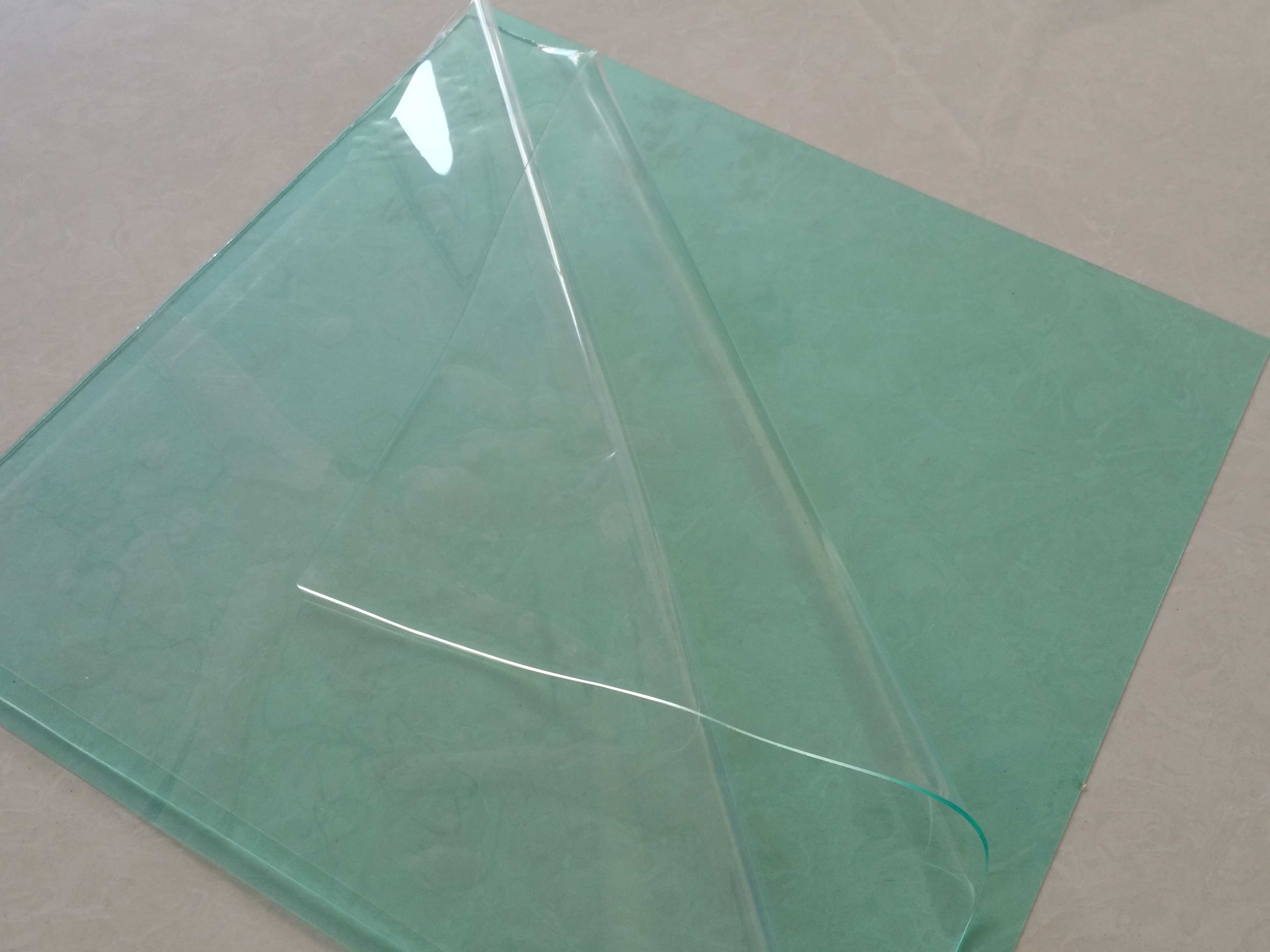 10 shore A Super Soft Silicone Rubber Sheet , Transparent Silicone Pad