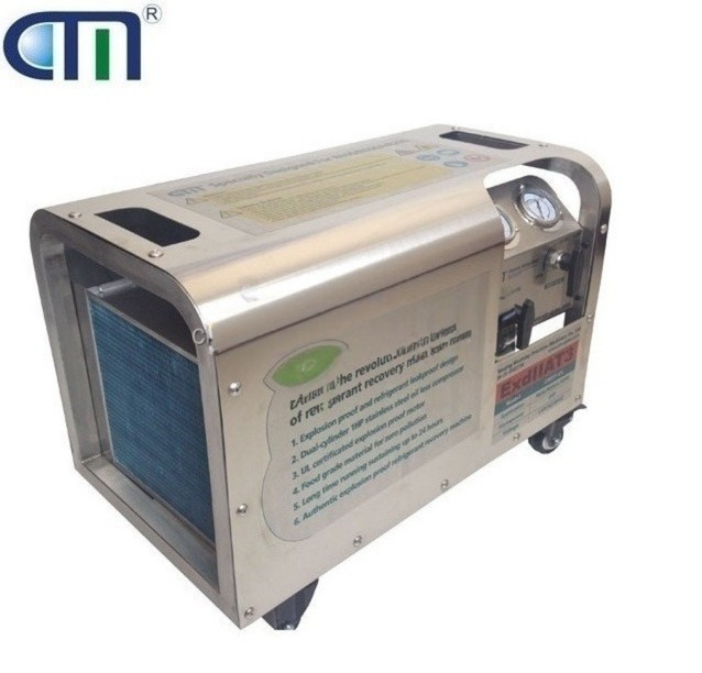 1HP ATEX refrigerant recovery pump full oil less explosion proof refrigerant recovery recharge machine R32 R1234yf recovery unit