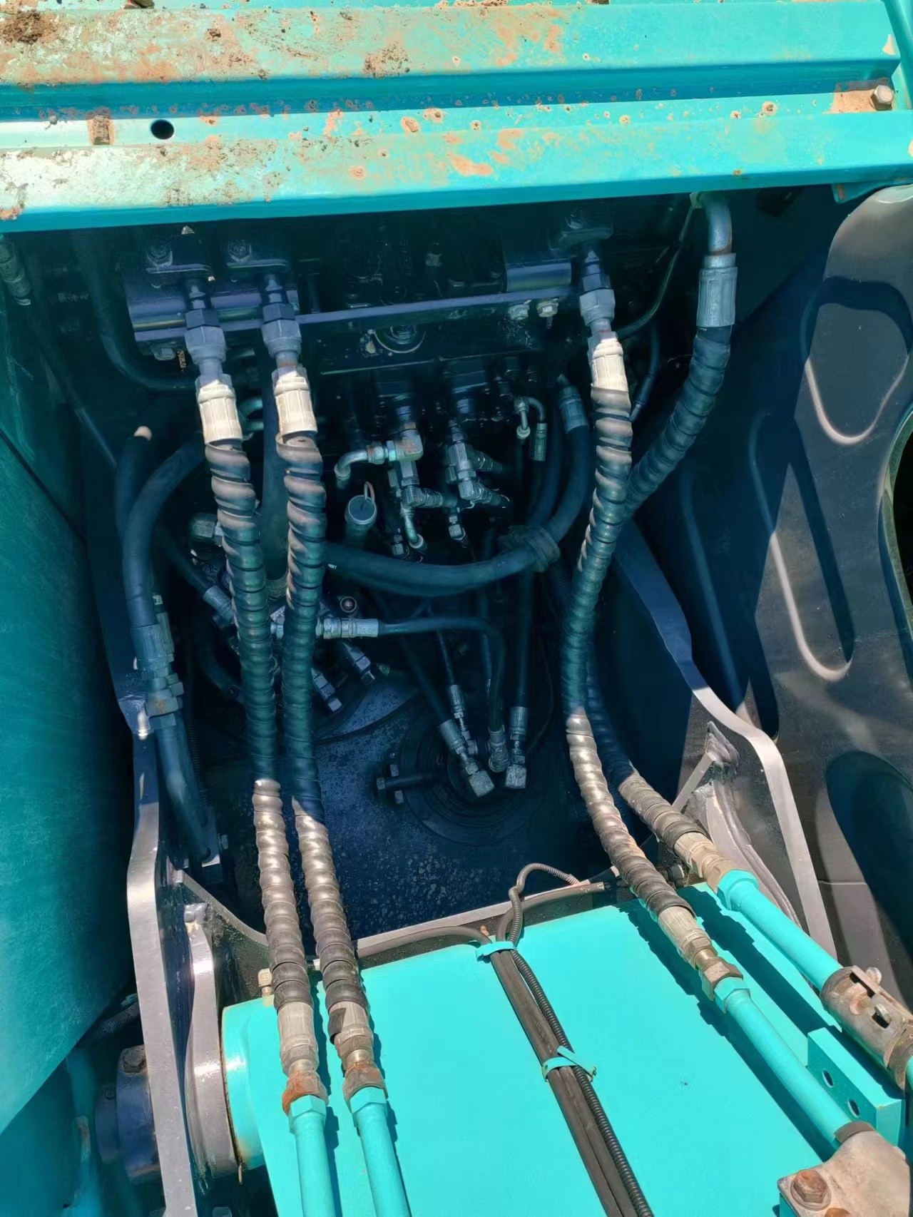 SK140 Used Kobelco Crawler Excavators 74KW Rated Power 14 Tonnage