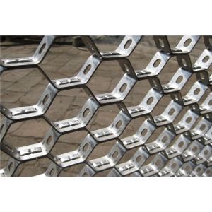 Tortoise Shell Mesh And 2.5mm Hexmesh Grid Cyclones Refractory Lining Hexmetal