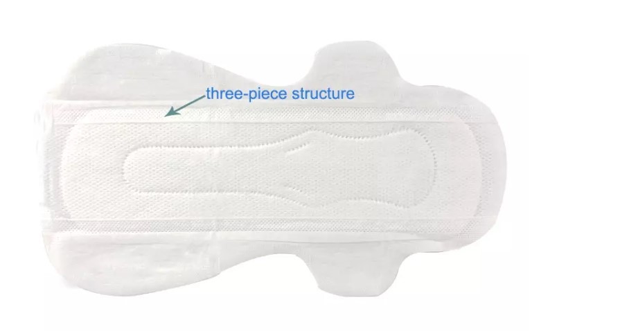 Disposable Non Woven Fabric Dry Surface Cotton Sanitary Napkin