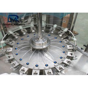 24 Filling Heads Water Bottling Machine Automatic Electric Driven Compact