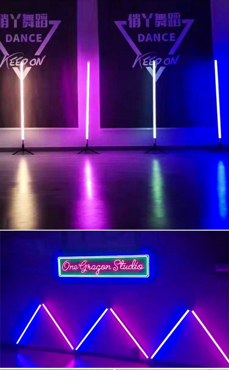 DIY Led Corner Floor Lamp App Control Dimming RGB Floor Corner Stand Lamp