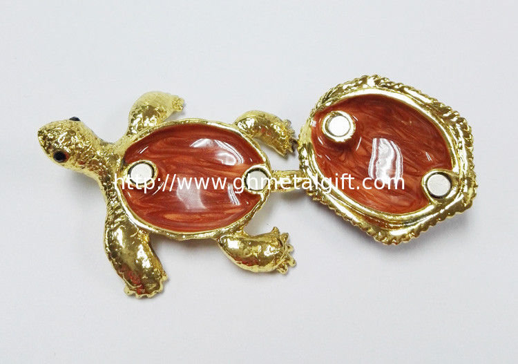 Fashion Alloy Turtle Jewelry Box green turtle trinket box/jewelry box