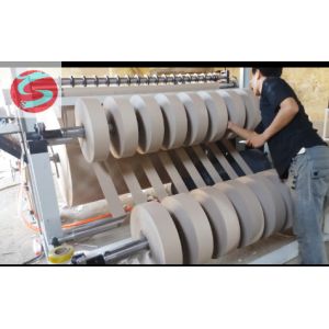 China Stable Paper Roll Paper Slitter Rewinder Machine  Pneumatic Lifting on sale