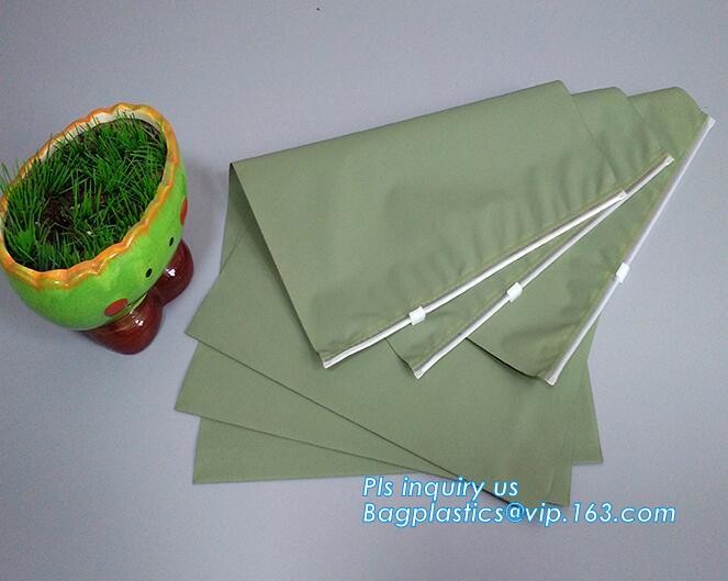 Custom logo EVA slider zipper makeup brushes packing bag, slider zipper bag /writable plastic bag with zipper, slider