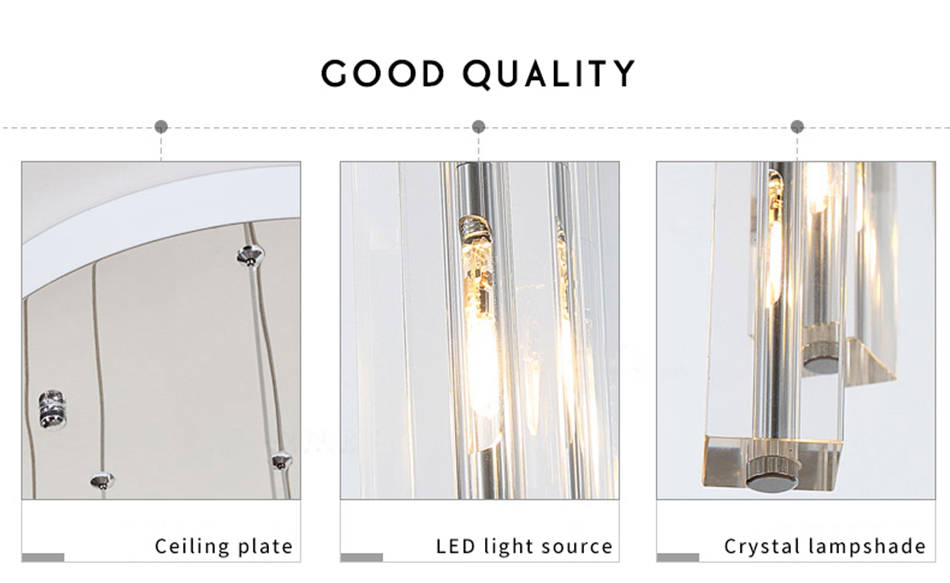 Long Crystal Staircase Chandelier Modern Design Indoor Lighting(WH-NC-100)