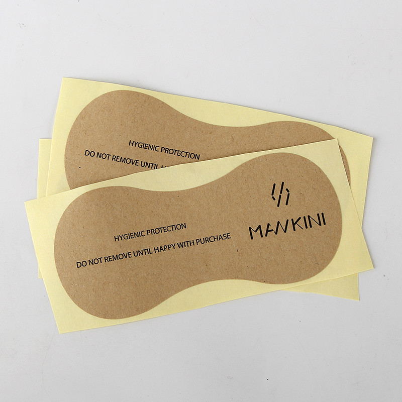 1.8in Sticker Waterproof Kraft Paper Labels For Clothing Brands