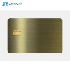 China Smart Loyalty 144 Bytes Metal Credit Card RFID NFC Chip Business Use on sale