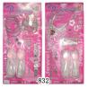 Buy cheap Fashion design beauty set with plastic toy necklace,bracelet,wand ,earrig,shoes from wholesalers
