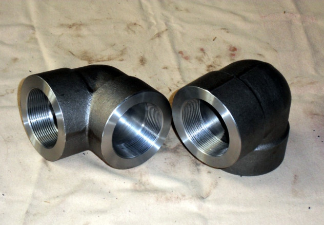 3000LB 2000LB Threaded SW Fitting ASME B16.11 ASTM A105 Elbow Cap Tee