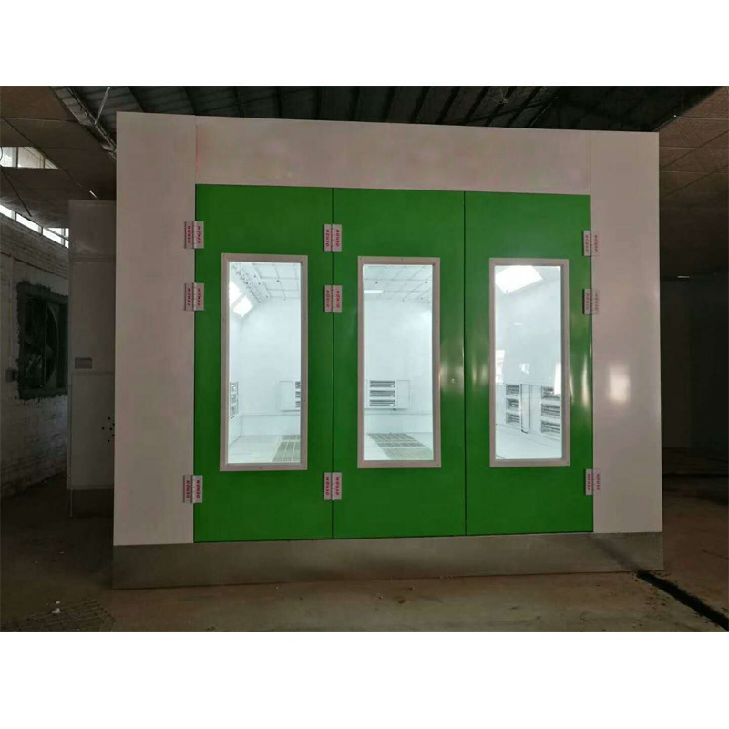 12kw Power Automotive Paint Booth With 20000m3 Air Flow And No Load Speed