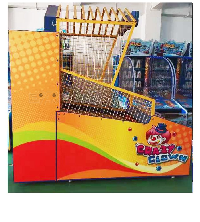 1 Player Redemption Game Machine Clown Frenzy II Thowing Ball Lottery Game