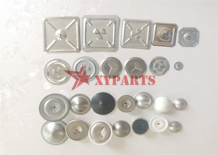 40x40mm Perforated Base Insulation Pins With Locking Washers For HVAC System
