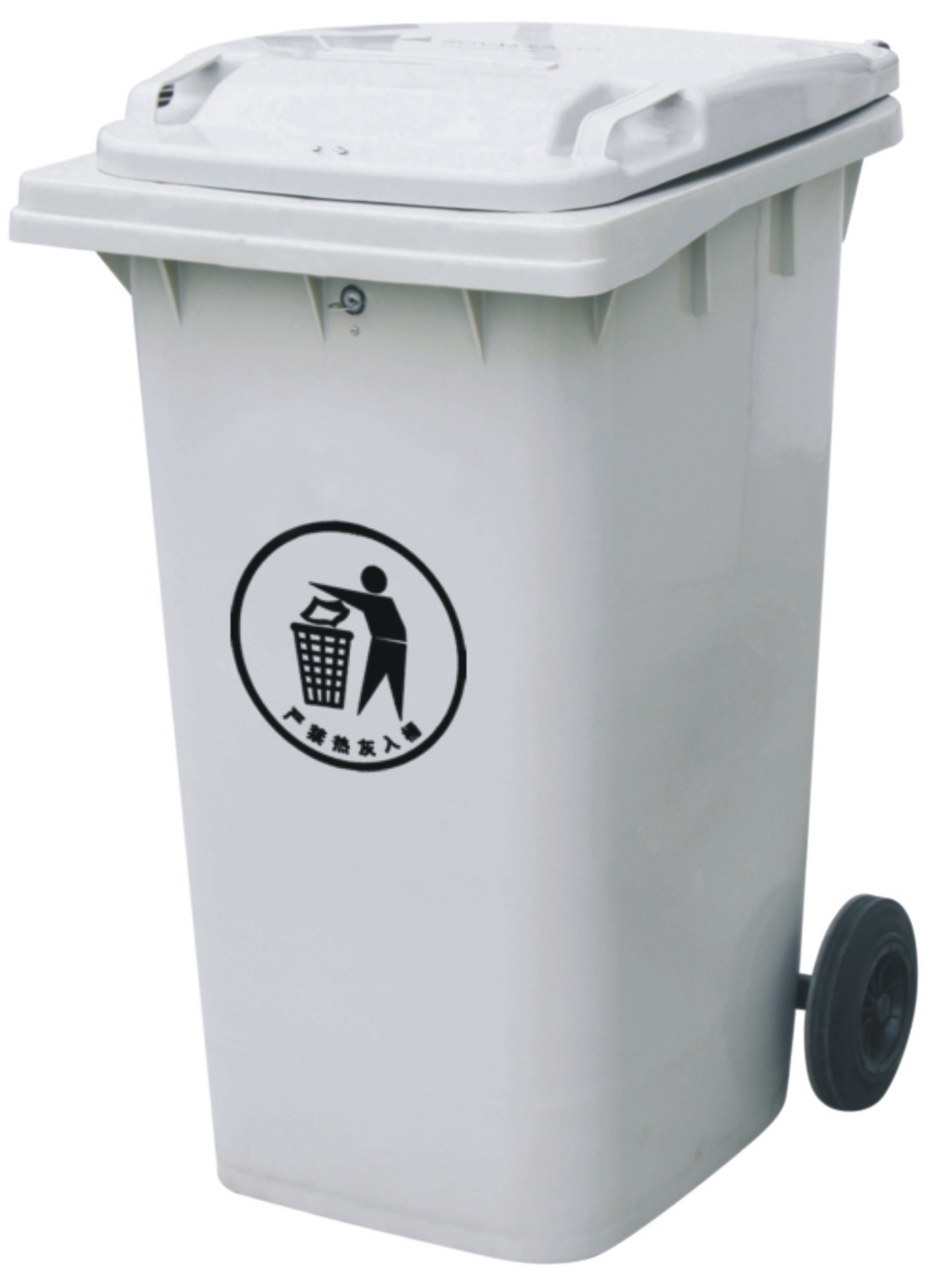 240 liter barrel with pedal plastic garbage bin hdpe plastic bins 120l